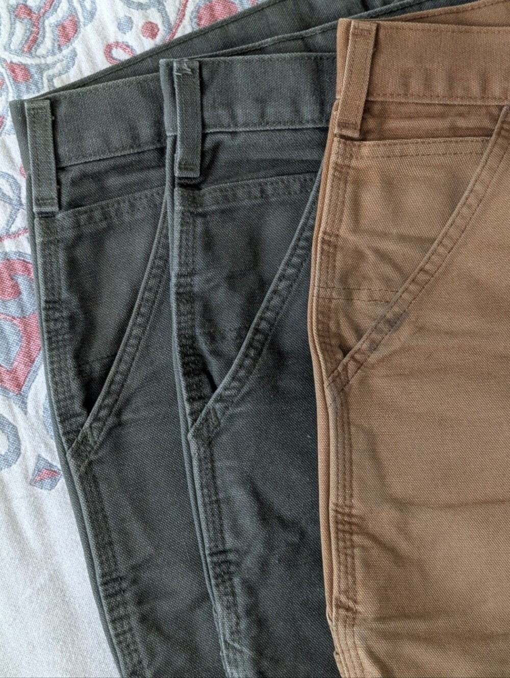 Classic Carhartt Duck Dungarees Lot of 3 Pants 31x32 B11 - Picture 2 of 10